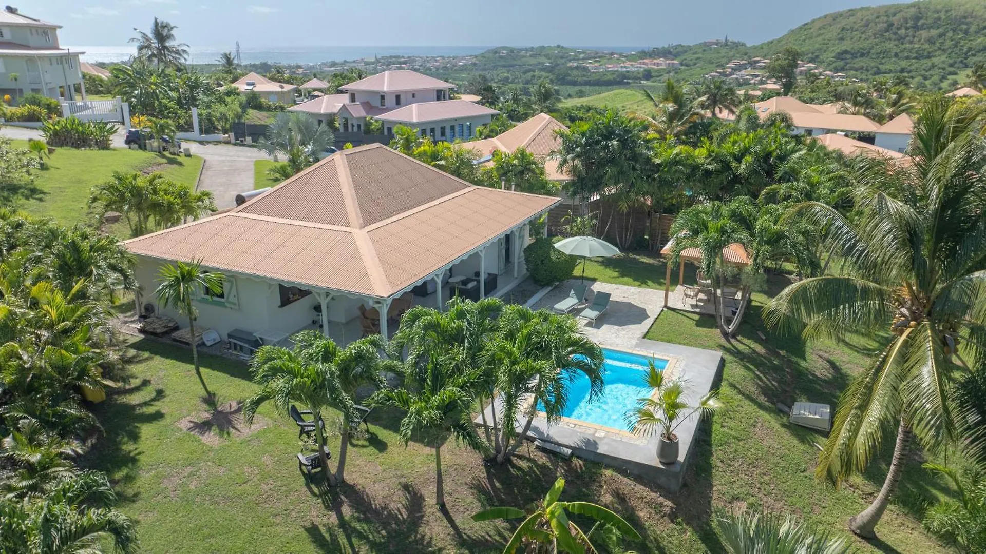 Holiday home Villa Les 4 Colibris, 3 Chambres, Piscine, Jardin Et Vue Imprenable ! Le Vauclin