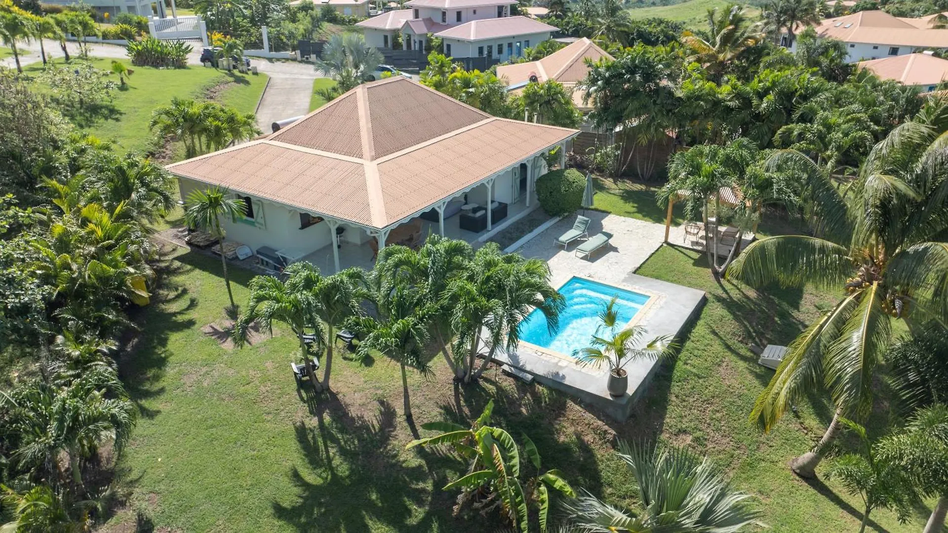 Villa Les 4 Colibris, 3 Chambres, Piscine, Jardin Et Vue Imprenable ! Le Vauclin 0*,